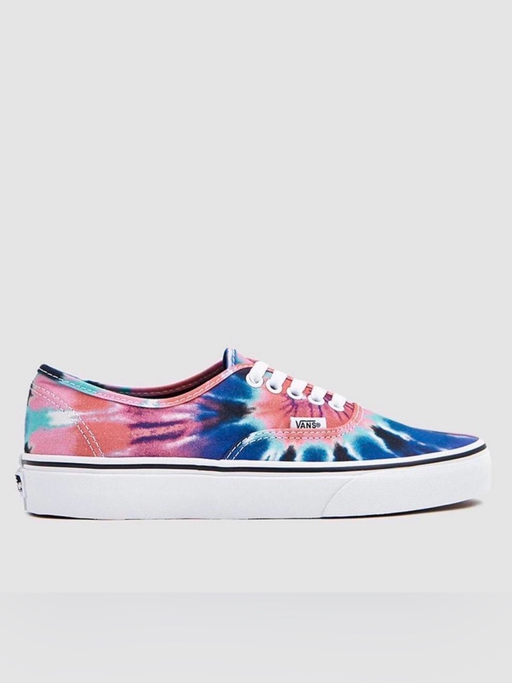 Vans Tie-Dye Low Top Sneakers in Pink, Blue